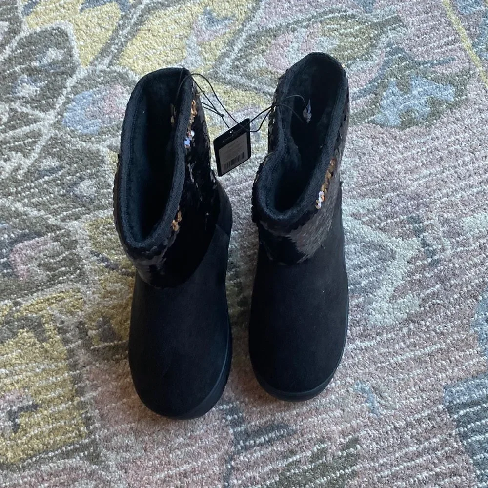 Bebe girls Suede / Sequins Boots NWT